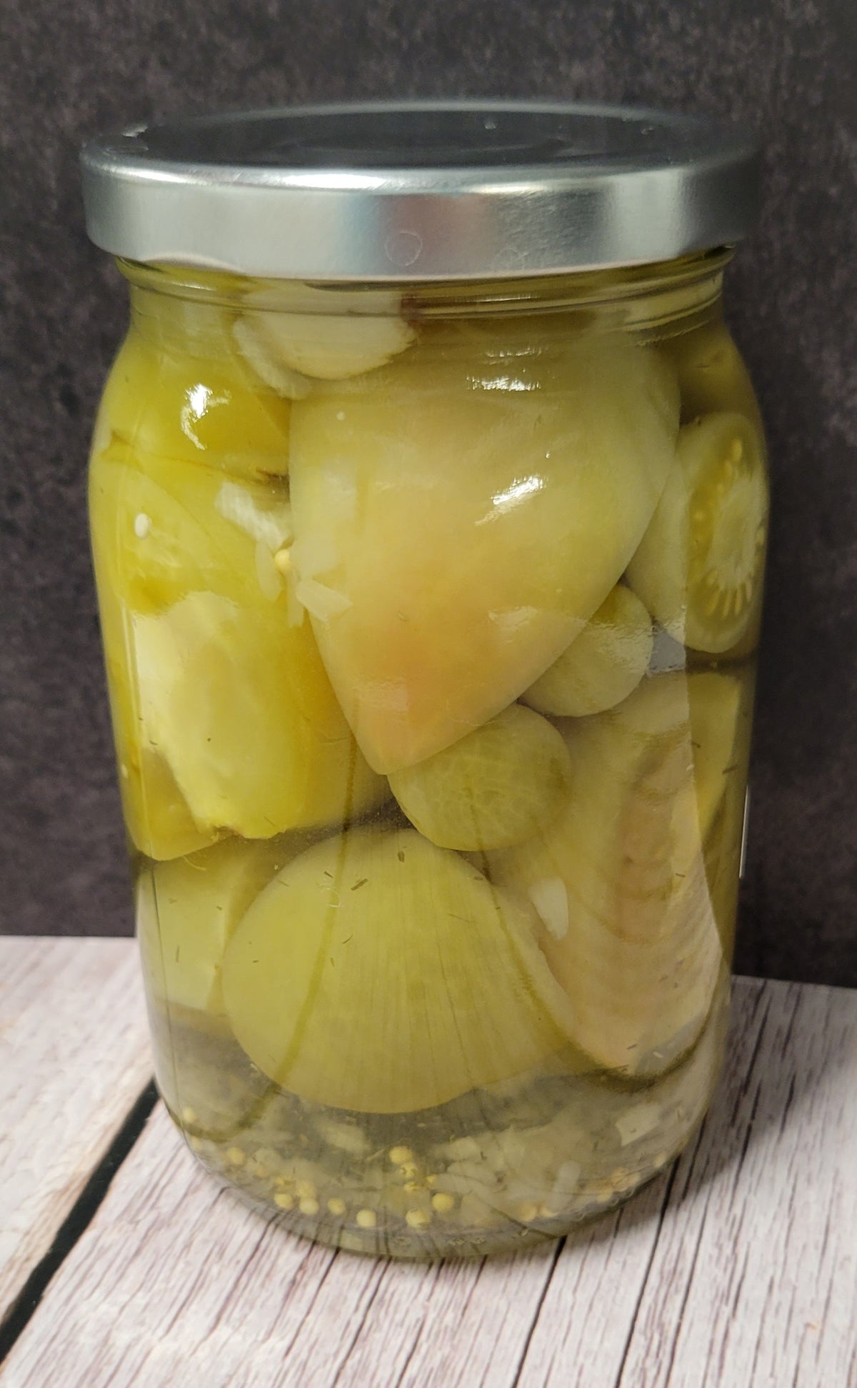 Pickled Green Tomatoes - 16oz (seasonal)