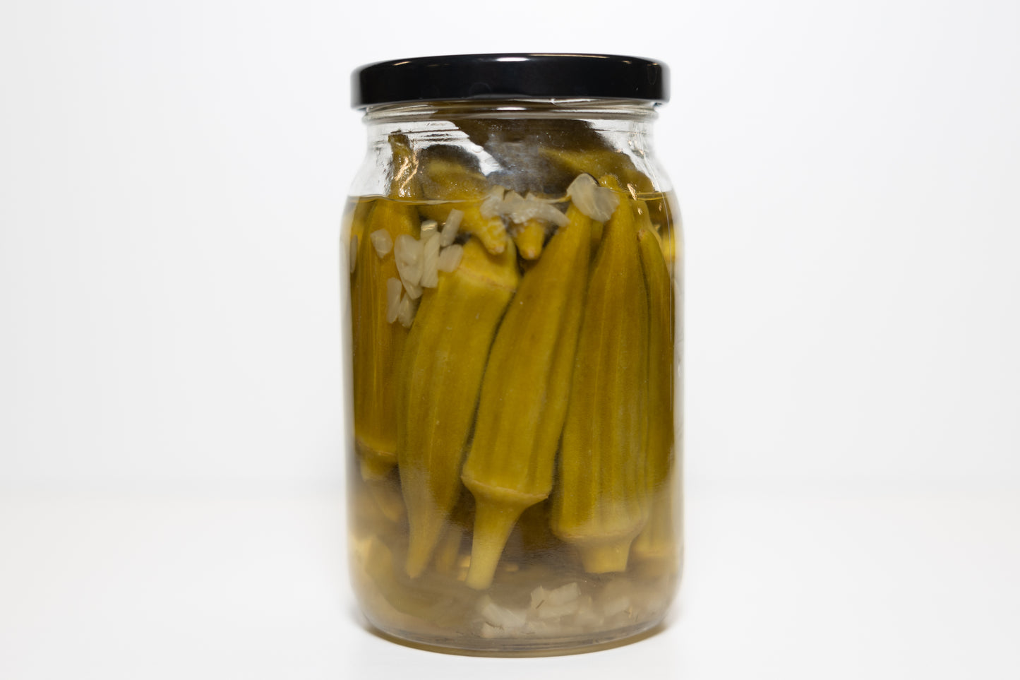 Hot Pickled Okra - 16 oz