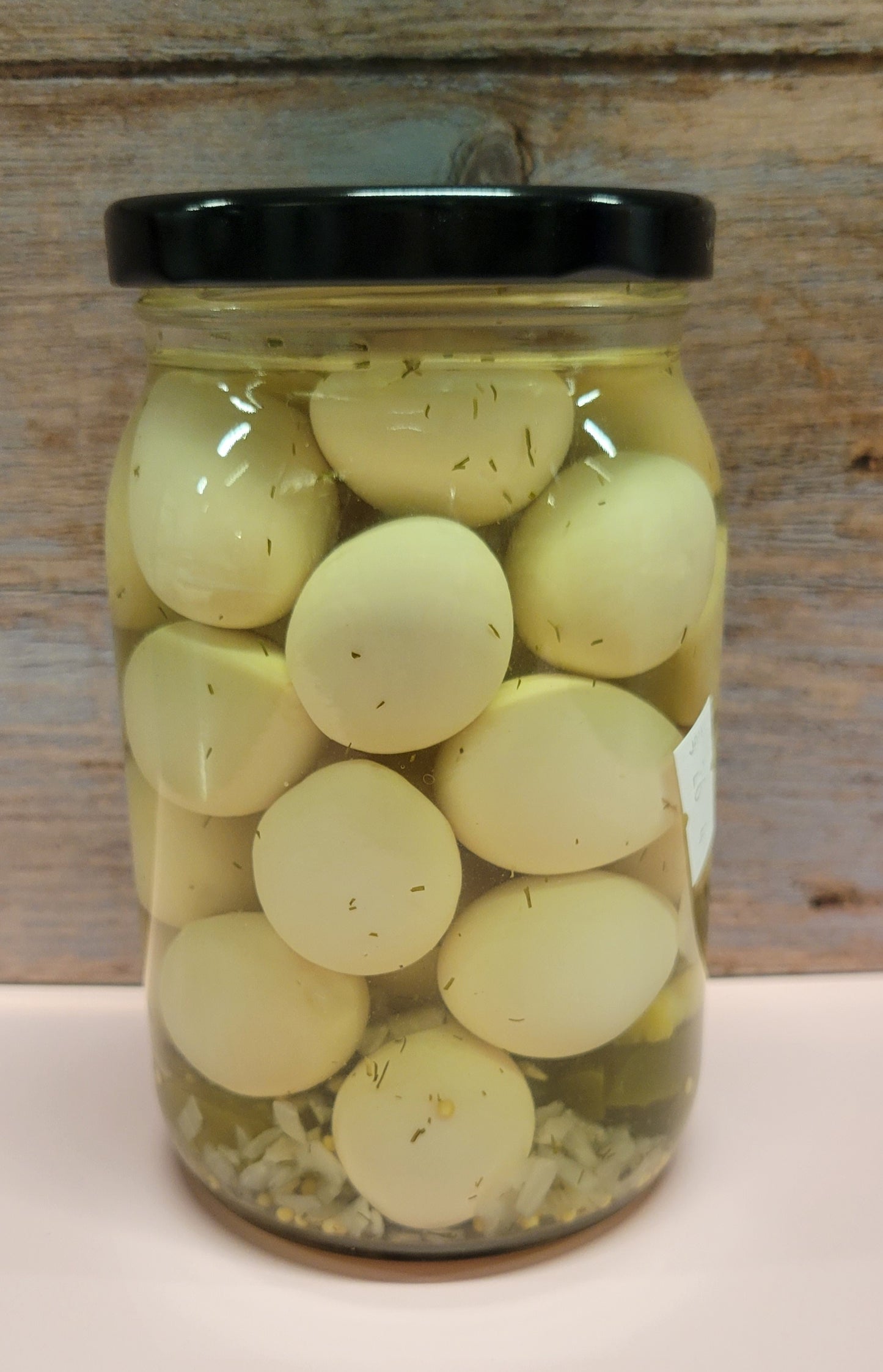 Jalapeno Pickled Quail Eggs