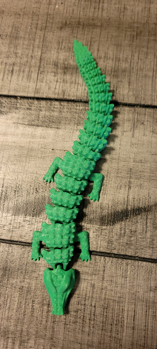3D Printed Crocodile
