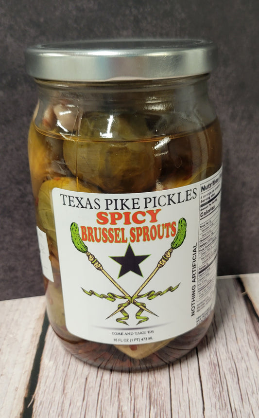 Spicy Pickled Brussel Sprouts