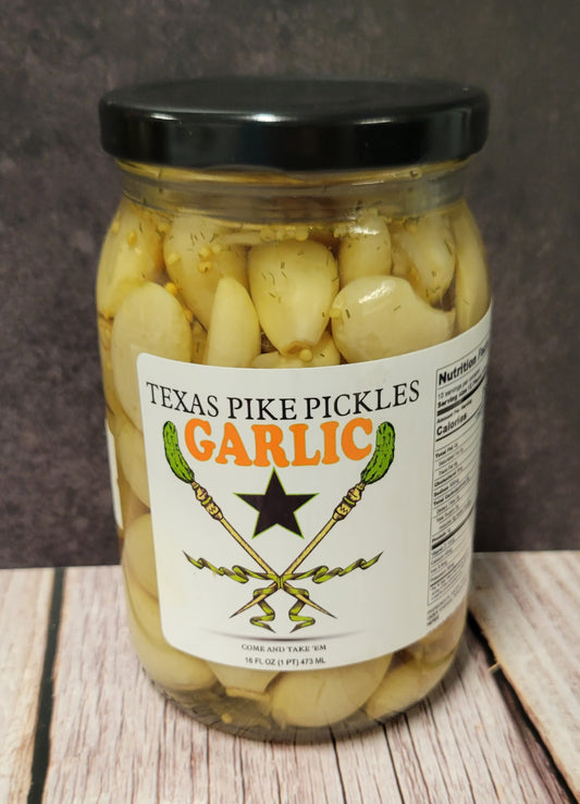 Regular Pickled garlic - 16 oz