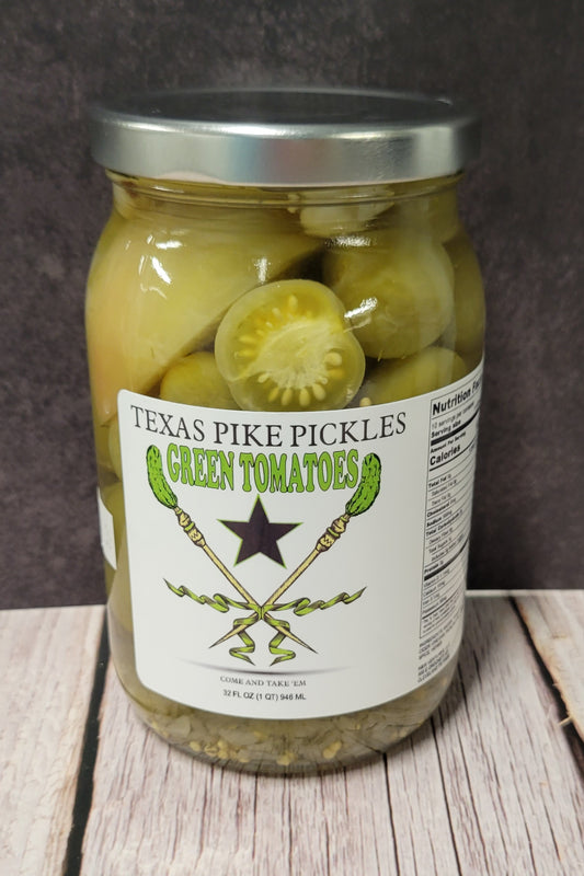 Pickled Green Tomatoes - 16oz (seasonal)