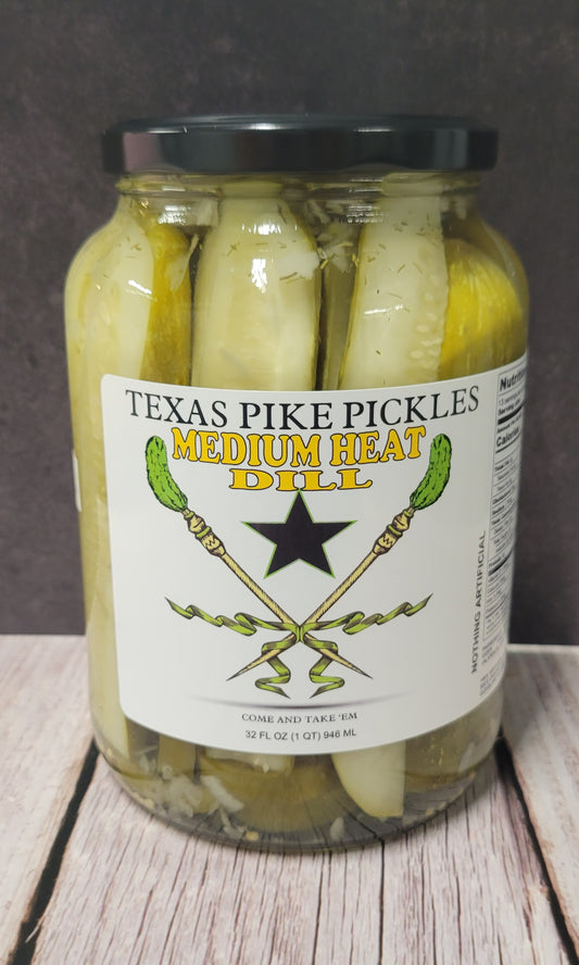 Medium Heat Dill Pickle Spears - 32 oz
