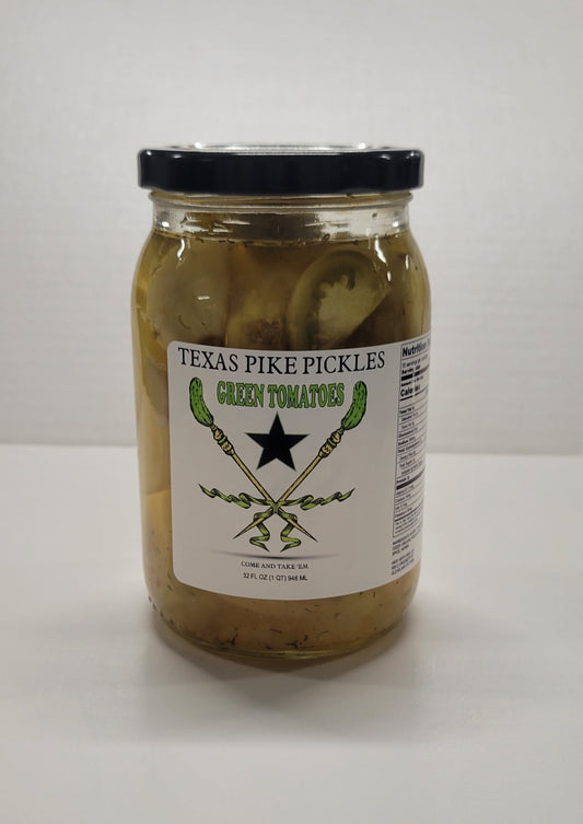 Pickled Green Tomatoes - 16oz (limited quantities available)