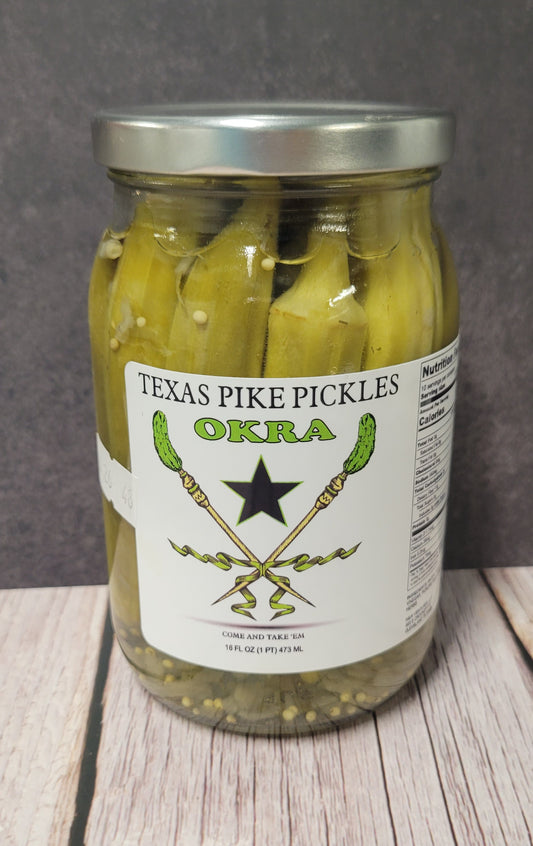 Regular Pickled Okra - 16 oz