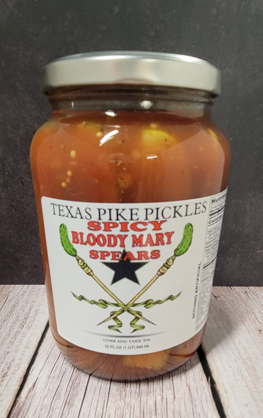 Spicy Bloody Mary Pickle Spears